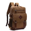 Mens Large Vintage Canvas Backpack for Men Canvas Bookpack Fits Most 15.6 Inches laptop School Laptop Bag Hiking Travel Rucksack 1