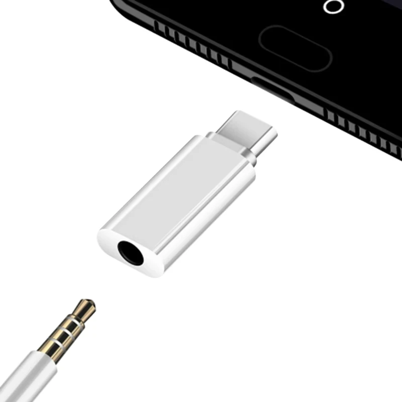 Type C to 3.5mm Adapter Audio Earphone Converter Charging Cable Adapter