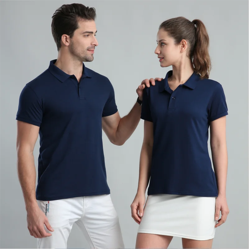 YOTEE Polo estiva da uomo a maniche corte casual economica Logo del gruppo aziendale personale Top personalizzato per uomo e donna - immagine 2