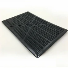 Коврик-накладка на педаль 25*16 см, черные винты, набор универсальных деталей, Автомобильный Ковер, нескользящая противоскользящая накладка