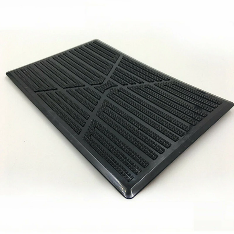 

Mat Pedal Pad Patch 25*16cm Black Screws Set Universal Parts Car Carpet Non-slip Anti-skid Footplate