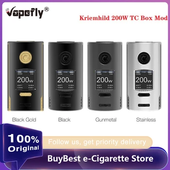 

100% Original Vapefly Kriemhild 200W TC Box Mod LED Screen Box Vape Mod Support 18650/20700/21700 Battery VS Gen Mod / Drag 2