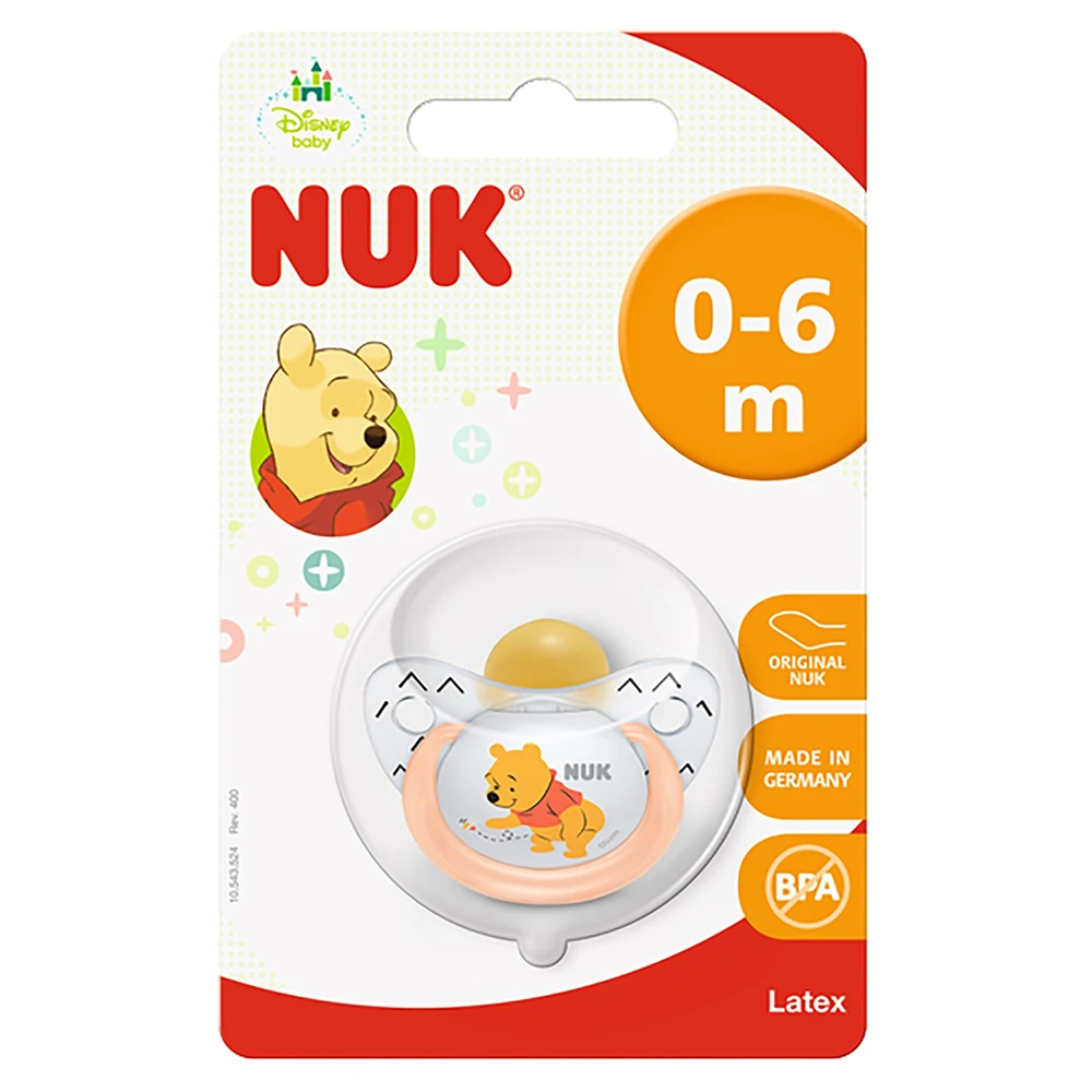 Пустышка NUK орт. "ДИСНЕЙ" латекс, разм. 1