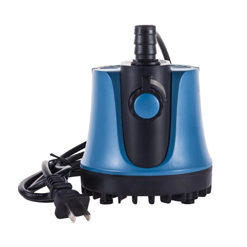 12W/15W/45W/60W Mini Submersible Water Pump with Flow Knob Bottom Suction Pump for Aquariums