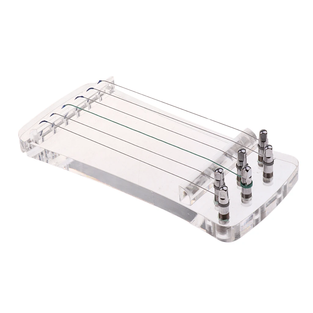 Transparent Finger Hand Exerciser Practice Tool for Japanese Guzheng Lovers 8.07x3.74x1.18inch