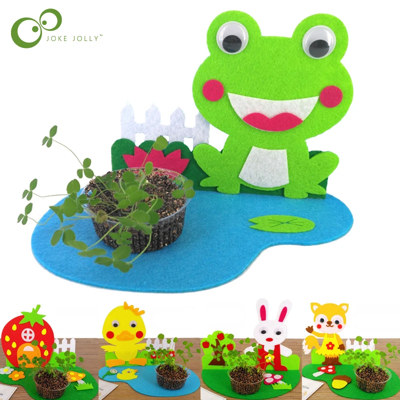 Нетканые наклейки Happy Small ферма Детские самодельные креативные наборы для