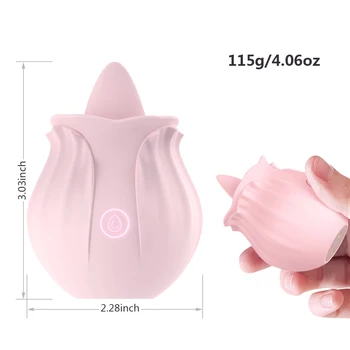 Powerful Clit Sucker Vibrator Oral Sex Vibrator Tongue Vibrating Nipple Sucking Blowjob Vagina Clitoris Stimulator Adult Toy 3