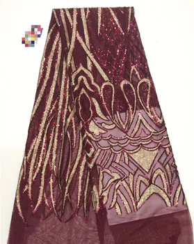 

best quality BZL-8.0210 embroidered African Tulle Lace Fabric African French Lace Fabric with embroidery