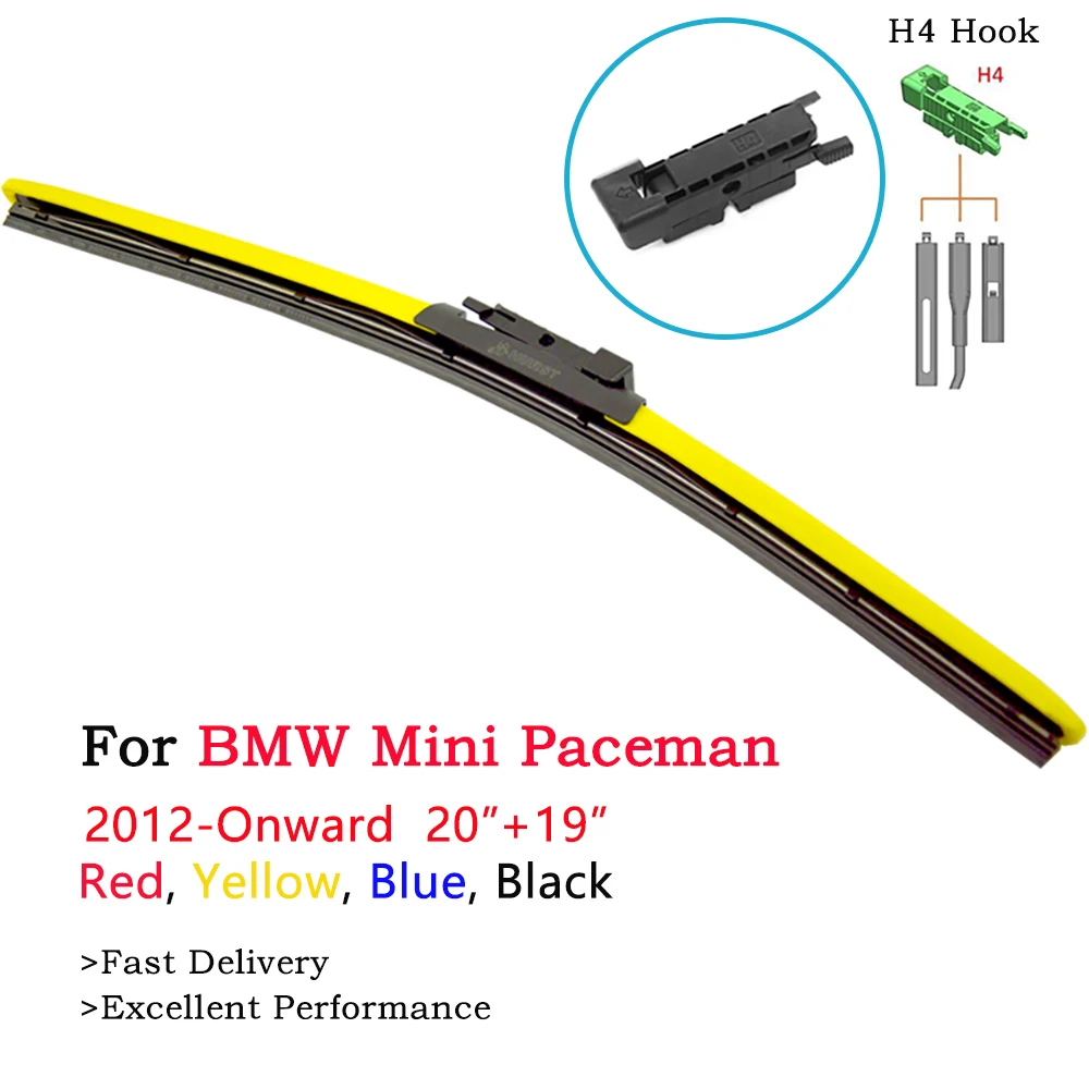 Стеклоочистители HESITE гибридные цветные для BMW MINI Cooper аксессуары Paceman R61 2012 2013 2014 2015