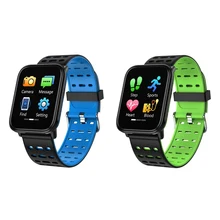 T6 Smartband часы фитнес-браслет большой сенсорный экран OLED сообщение пульсометр время сна оснастка смарт с наручным креплением, шагомером