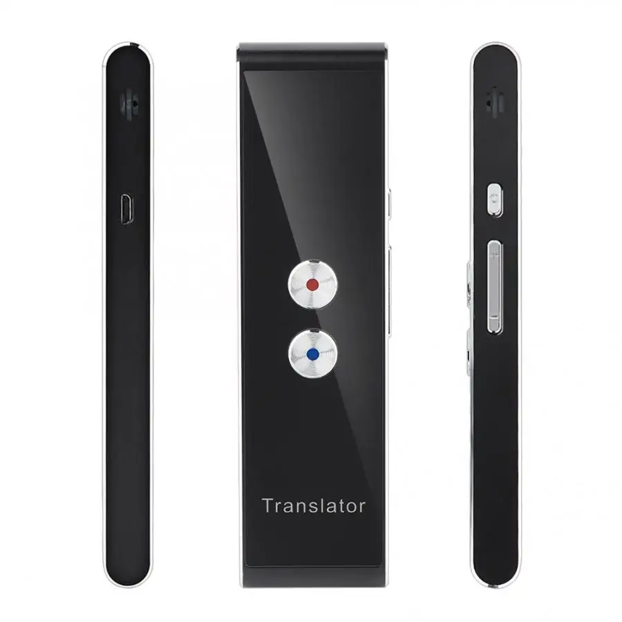 Переводчик портативный Bluetooth 2,4G Смарт карманный переводчик Интеллектуальный в реальном времени речевой многоязычный переводчик мгновенный