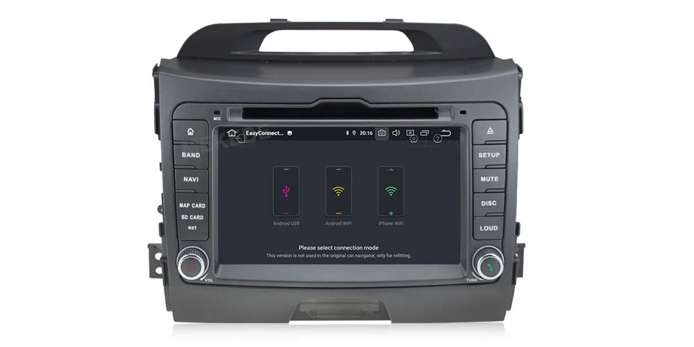 Clearance MEKEDE 7" 4G RAM 64G ROM Android 9.0 AV Output CAR DVD PLAYER For KIA sportage GPS screen navigation stereo radio receiver 12