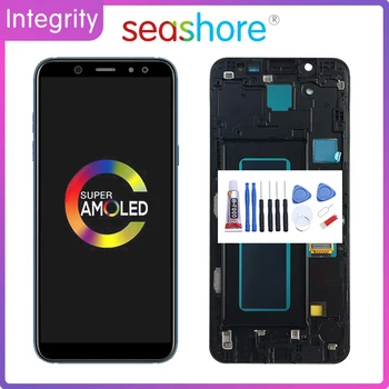 

5.6"AMOLED For SAMSUNG Galaxy A6 2018 LCD Touch Screen Digitizer Assembly For Samsung A600 Display with Frame Replacement A600F