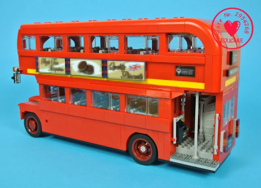Technic серия Подлинная fit 10258 The London автобус набор модель строительные блоки кирпичи детские развивающие игрушки подарок на день рождения игрушки