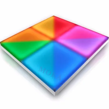 Goedkoop 24 vierkante meter 1M * 1M Dance LED Floor DMX 512 31CHS LED DMX Bruiloft dansvloer LED display led scherm voor wedding Party