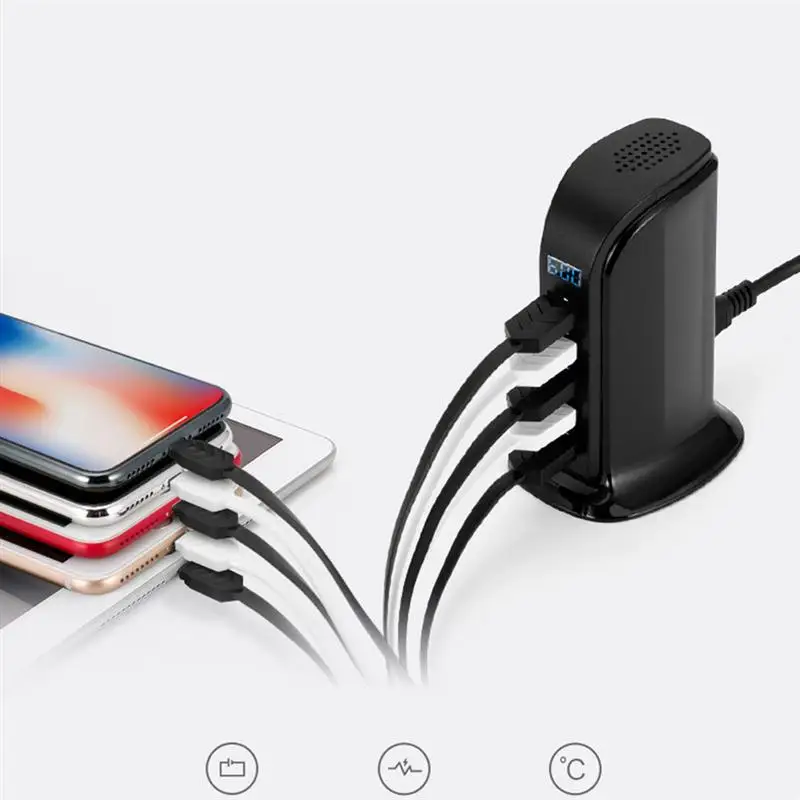 Зарядное устройство с 5 USB портами В/4 а|USB-хабы| |