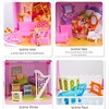 New DIY Family Doll House Dolls Accessories Toy With Miniature Furniture Garage DIY Doll House Casa Toys For Girls Birthday Gift ► Photo 2/6