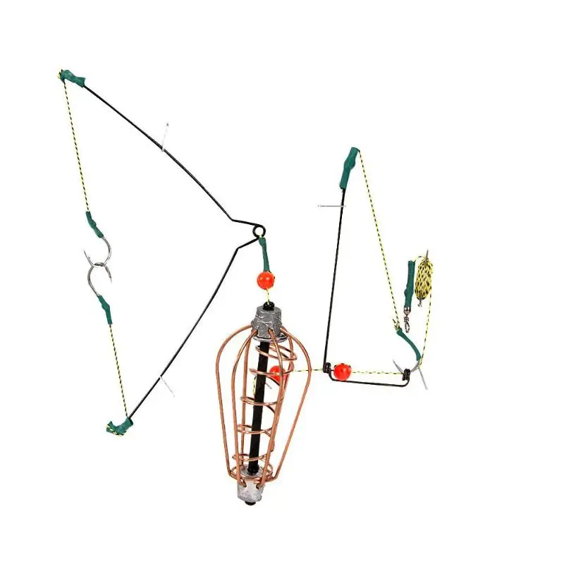 

Fishing Lure Cage Fish Bait Lure Basket with Spring Fishing Accessories Fishing Bait Thrower Carp Feeder Fishing Tackle Tool