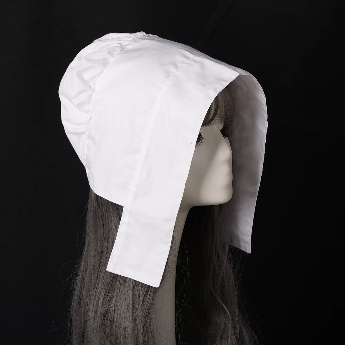 Cosplay Hat White Cotton Maid Cosplay Hat Headpiece Bonnet BNT