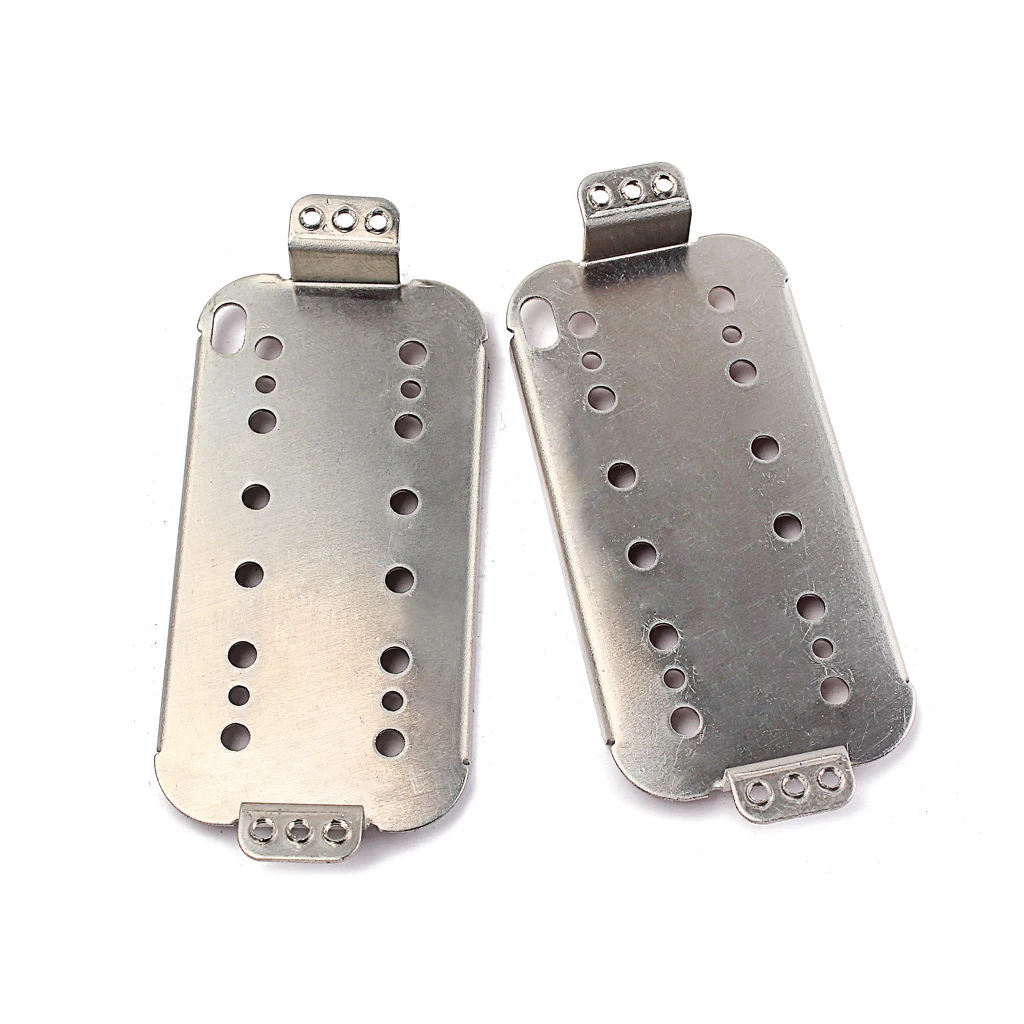 2 Pieces Electric Guitar Humbucker Double Coil Pickup Baseplates Guitar Accessory 50mm+52mm