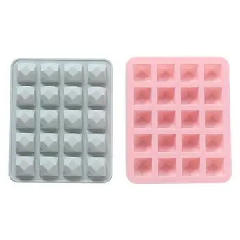 

20 Cavity Multi-Water Chestnut Diamond Silicone Mold Cake Baking Tools DIY Ice Tray Chocolate Mould Pastry Bread Cake Tools