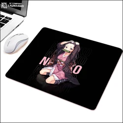 Deskpad demon slayer kimetsu não yaiba gamer acessórios almofadas de mesa almofada do mouse tapetes xxl gaming mouse tapete de mesa do computador deskmat