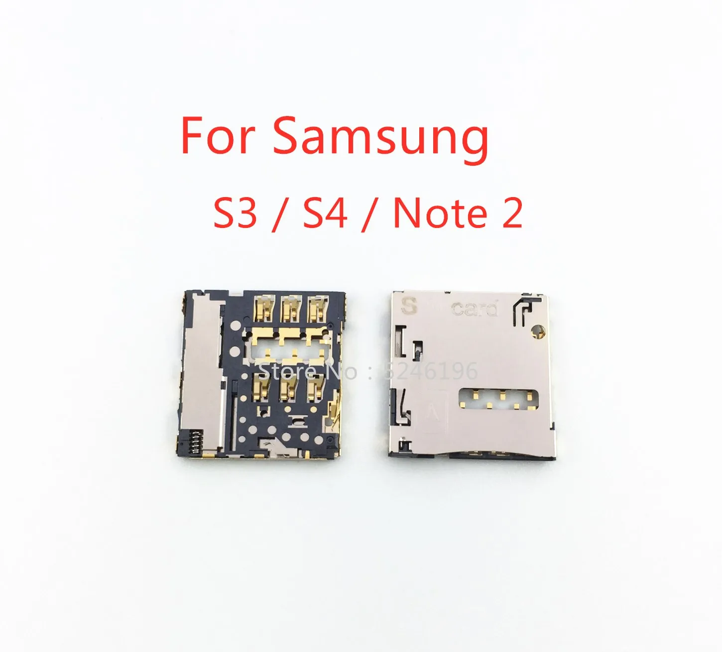 2-10 шт. для Samsung Galaxy S3 I9300 S4 I9500 Note 2 Note2 N7100 держатель считывания sim-карт Разъем