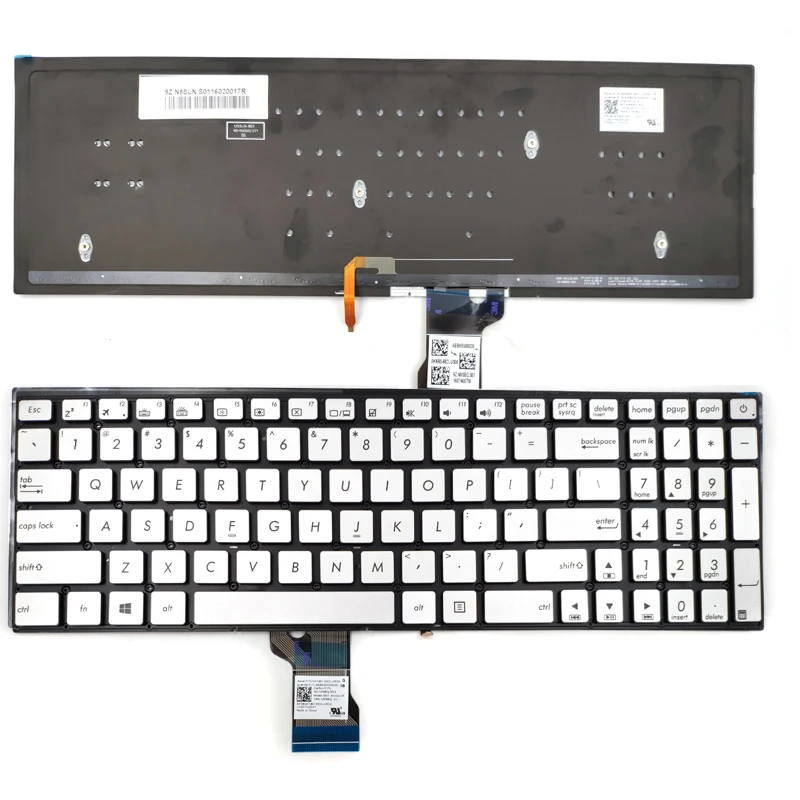 Новинка для Asus ROG G501 G501J G501JW G501JW-DS71 G501V G501VW клавиатура ноутбука серебристая с
