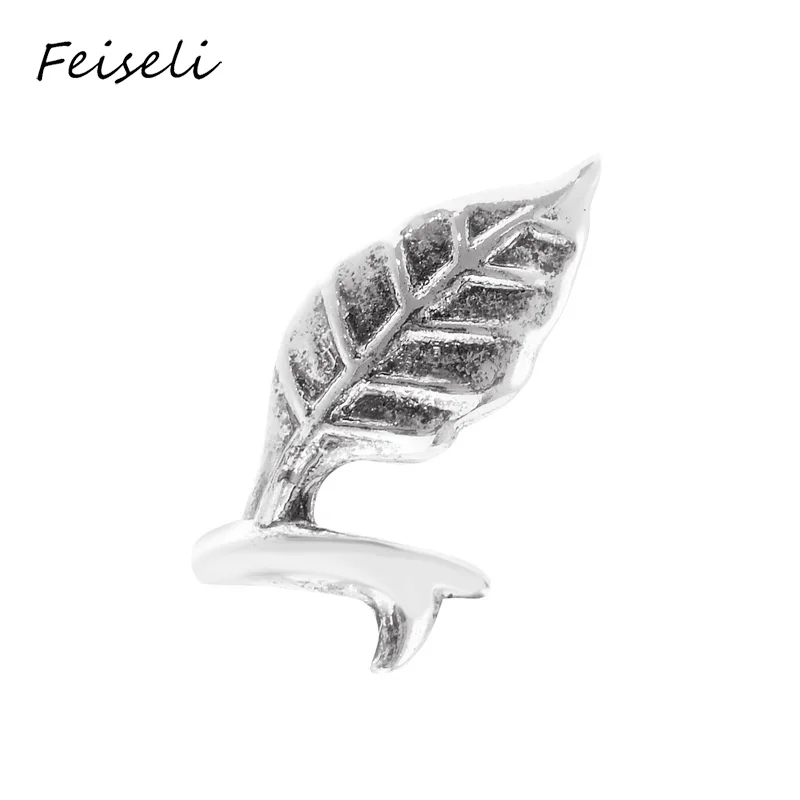 Feiseli, 1 шт., не пирсинг, листья, открытые медные клипсы, серьги для женщин и мужчин,, персонализированные серьги, уникальный подарочный набор украшений для ушей - Окраска металла: 2