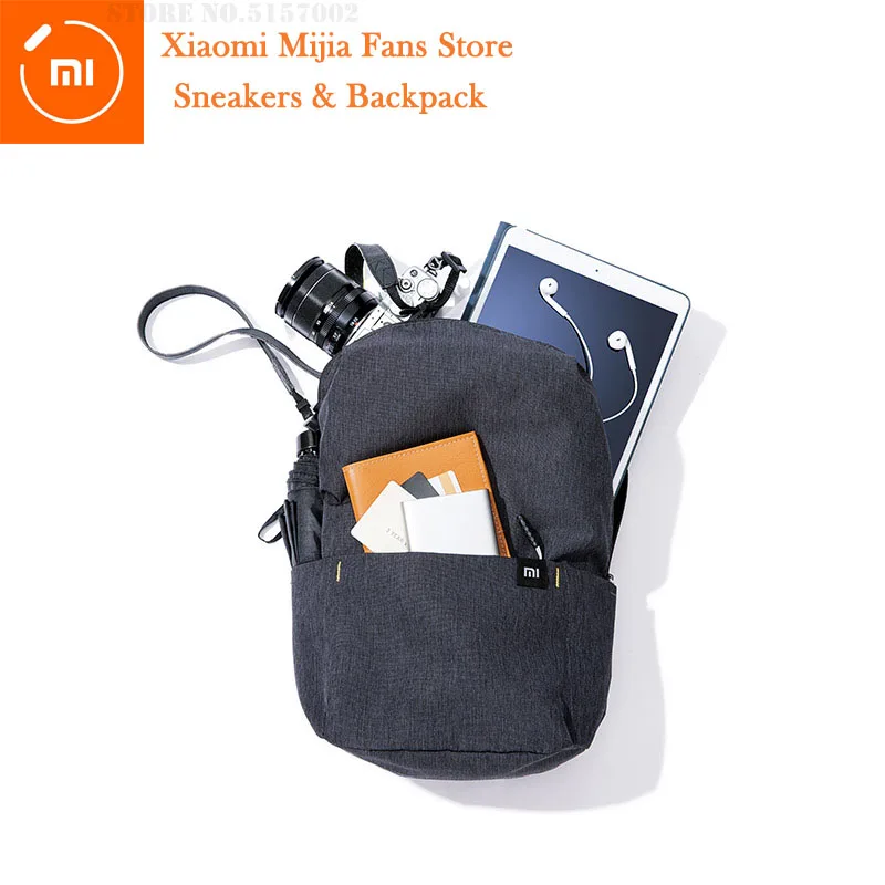 Xiaomi Mija красочный рюкзак женские и мужские для мальчиков и девочек рюкзак Спортивная Сумка 10л Водонепроницаемость легкий 8 цветов сумки для колледжа Повседневная