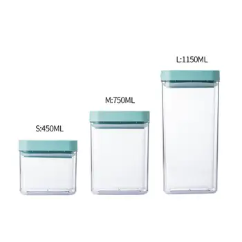 

1 PCS Food Storage Containers With Lids Stackable Flour Containers Food Storage Set For Kitchen Supplies