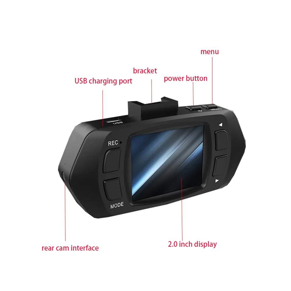 Dash cam era Nello OnReal Q322H 150 мАч батарея ночного видения Автомобильный видеорегистратор