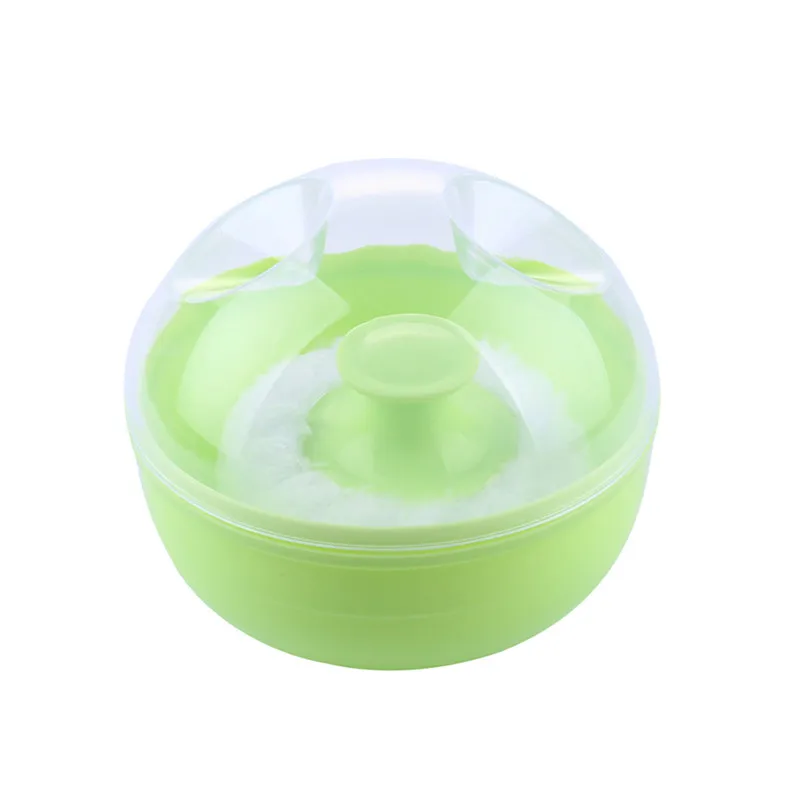 Powder box With puff talcum powder box baby puff portable newborn loaded hazelnut powder empty box #4AA6 (6)