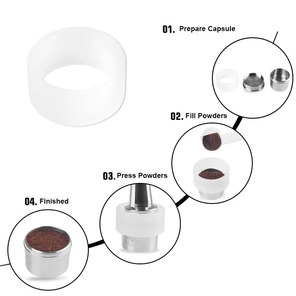 Многоразовые капсулы для кофе Nespresso из нержавеющей стали два типа многоразовые