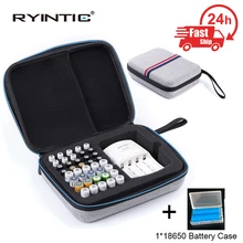 Portable Carrying EVA Shockproof Protective AA AAA Battery Holder Storage Box Case Organizer Container aa aaa