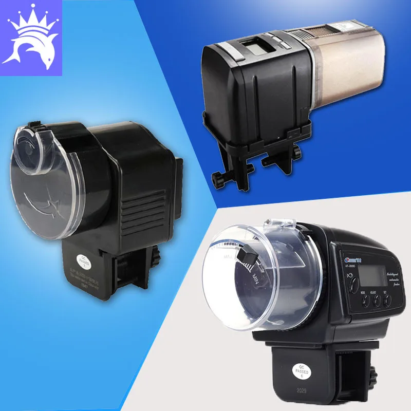 Аквариумная кормушка RESUN для аквариума автоматическая рыб с орнаментом 2003 2005D