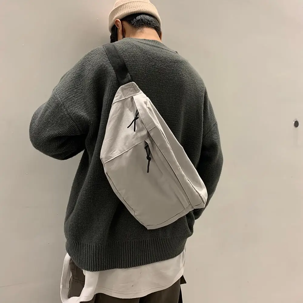 Large Capacity Storage Waist Bag Canvas Fanny Pack For Men And Women Big Blet Bag Multi-Functional Chest Bags Banana Waist Packs