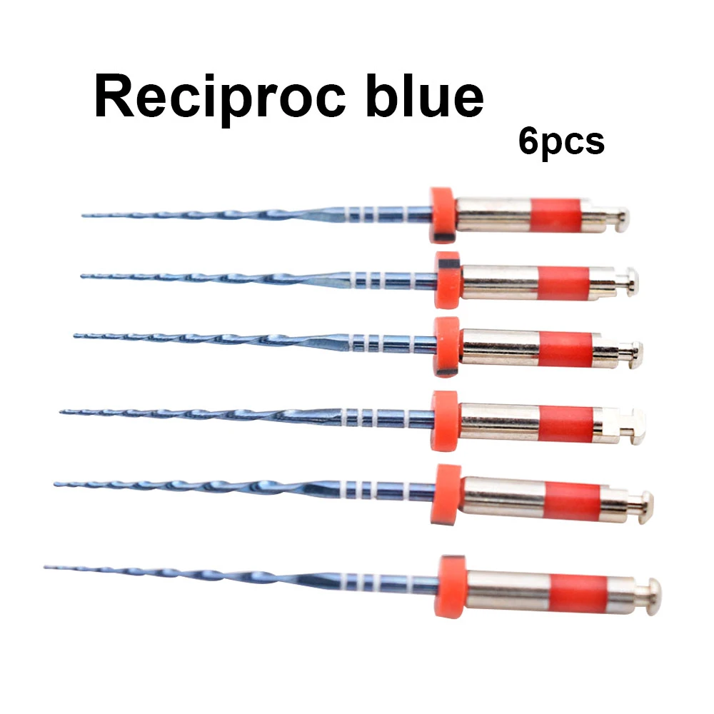 6pcsdental Reciprocating Rotary Blue Files Endo Niti File Dental Only