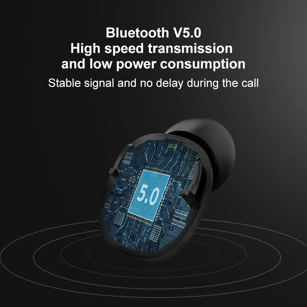 XG-23 TWS Bluetooth наушники с микрофоном светодиодный цифровой TWS сенсорный наушник стерео водонепроницаемый шумоподавление гарнитуры#35