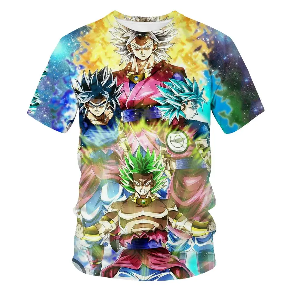 

Z dragon ball T-shirt, Japanese anime T-shirt, street T-shirt, matching clothes, interesting men's round-neck harajuku couple T-