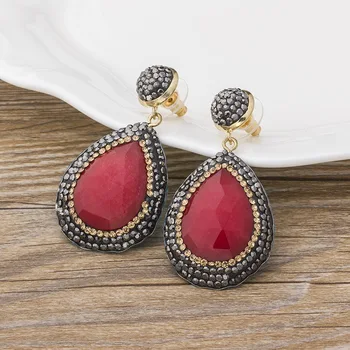 

New Fashion Copper Zircon Vintage Dangle Earrings Hanging Casual Jewelry Accessories For Women Party Wedding Jewelry Gift