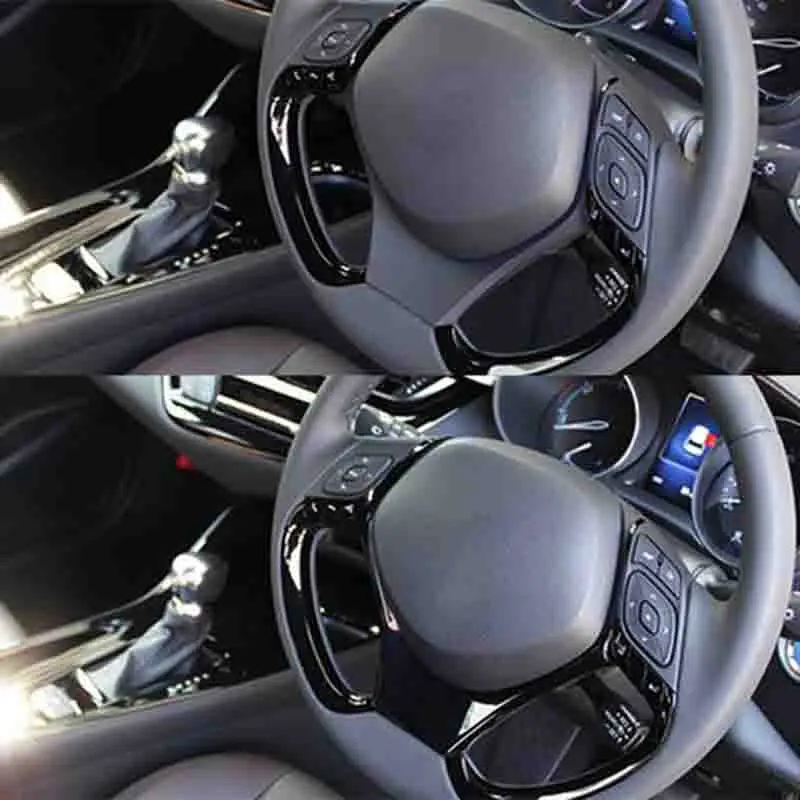 1х внутренняя накладка на руль с блестками для Toyota C-Hr Izoa