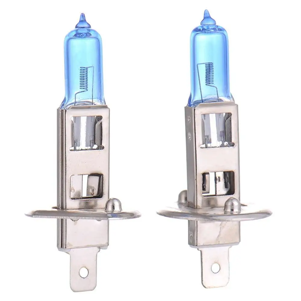 

2Pcs Car Light H1 Auto halogen lamp bulb Fog Lights 55W 100W 12V Super Headlights Lamp