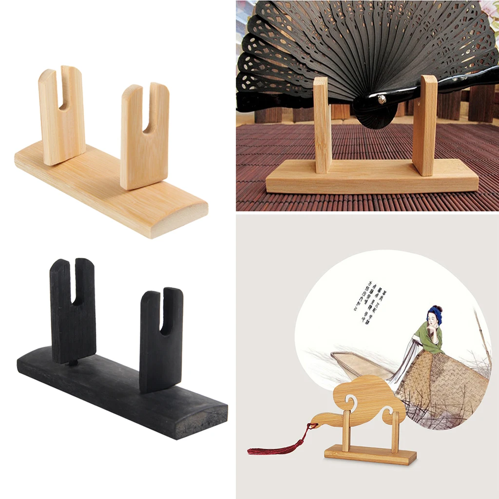 Folding Fan Stand Hand Fan Display Holder Base Large Fan Decorative Stand Holder