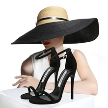 

Women Shoes Sandals Buckle Strap Summer Shoes Open Toe Bright Matte Finish Sandals 10CM Ladies Fashion High Heeled Sandal