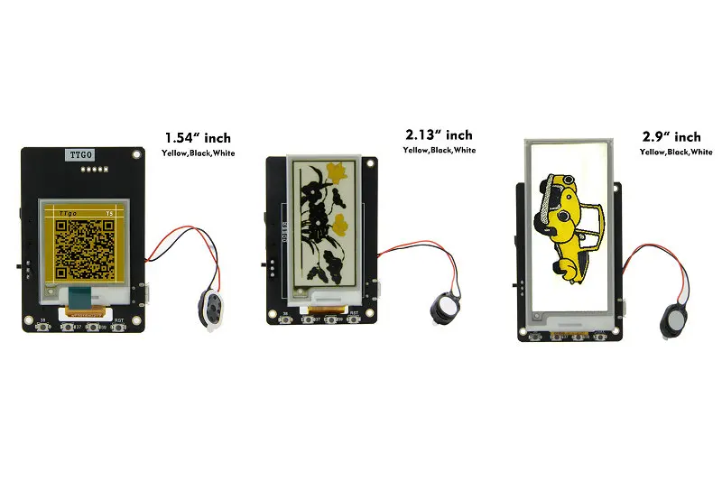 LILYGO®TTGO T5S V2.4 Wi-Fi Bluetooth беспроводной модуль база ESP-32 Esp32 желтый дисплей электронная бумага Sperker электрическая макетная плата