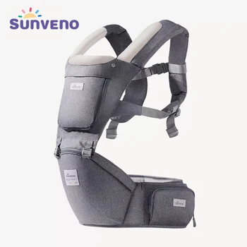 Sunveno Baby Carrier Infant Hip Seat Carrier Bebe Kangaroo Sling for Newborns Backpack Carrier Baby Travel Activity Gear