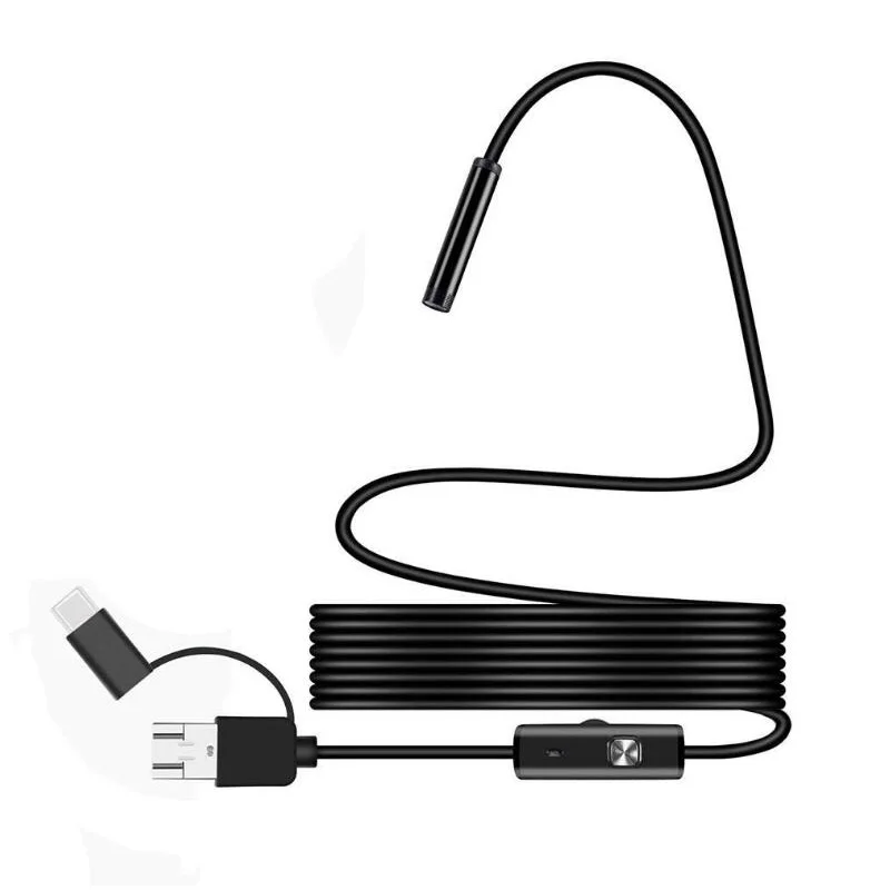 Эндоскопическая камера 3 в 1 7 мм USB 10 м|Бороскопы| |
