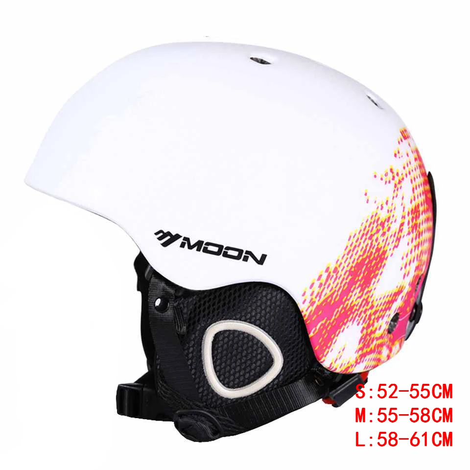 Распродажа! Лыжный шлем для взрослых и детей, лыжный шлем, защитный шлем для скейтборда, сноуборда - Цвет: Gradient red L3
