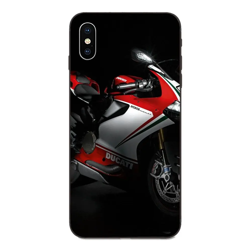 TPU Твердый чехол для Apple iPhone 4 4s 5 5S SE 6 6S 7 8 Plus X XS Max XR велосипеды мотоцикл гоночный мотор - Цвет: as picture